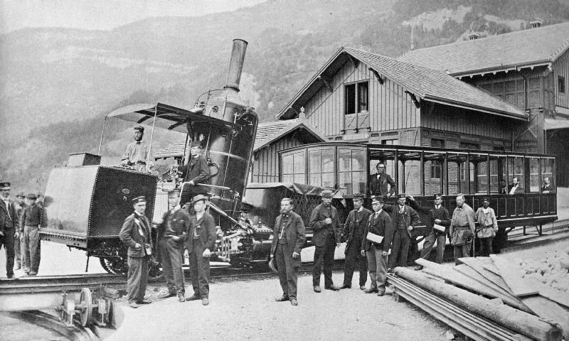 The Historic Opening of the Rigi Bahnen: Europe's First Rack Railway