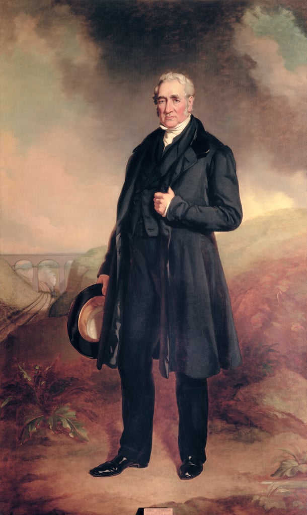 Painting of George Stephenson - By John Lucas (1807-1874)