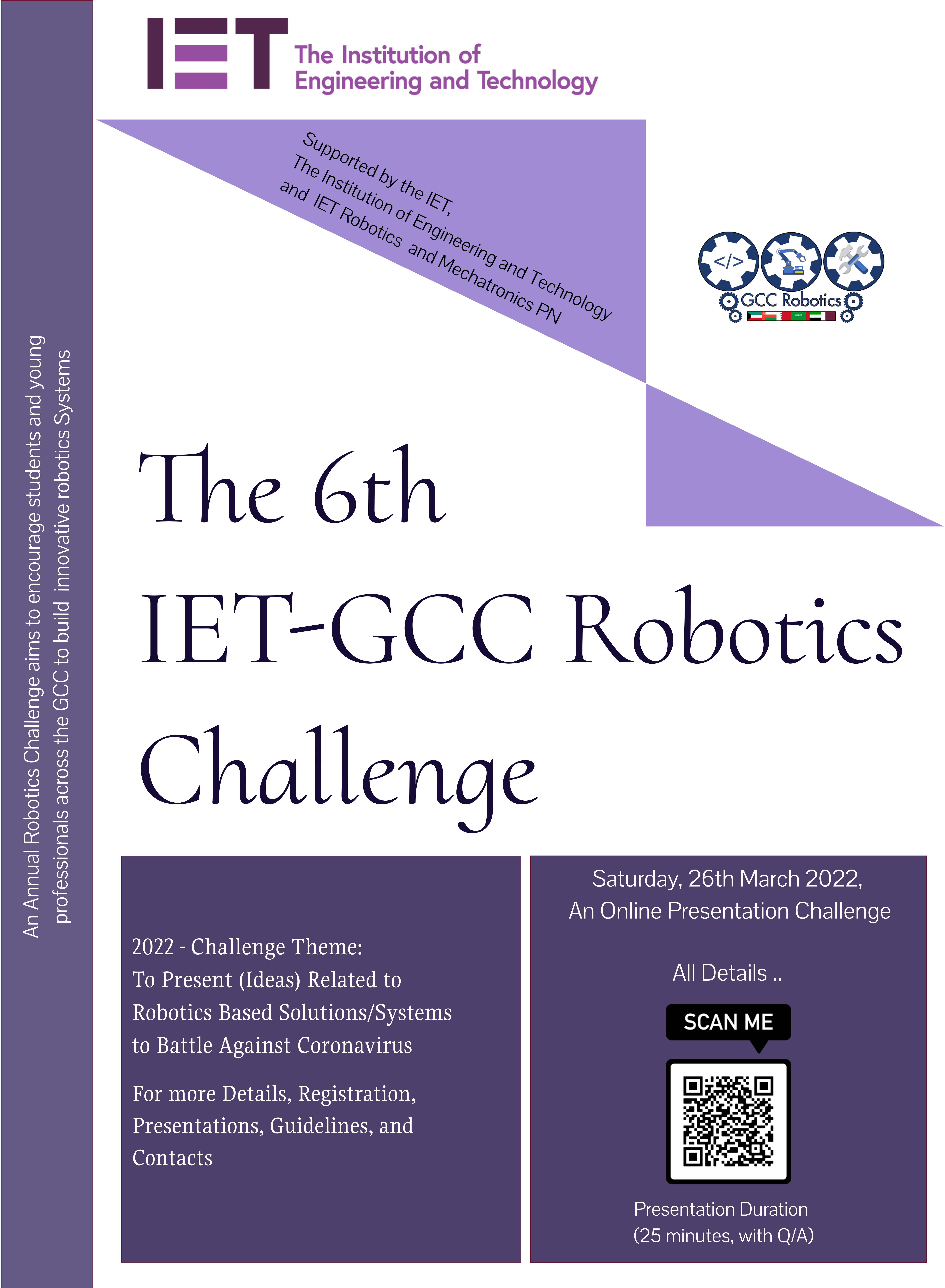 6th IET GCC Robotics Challenge - 2022