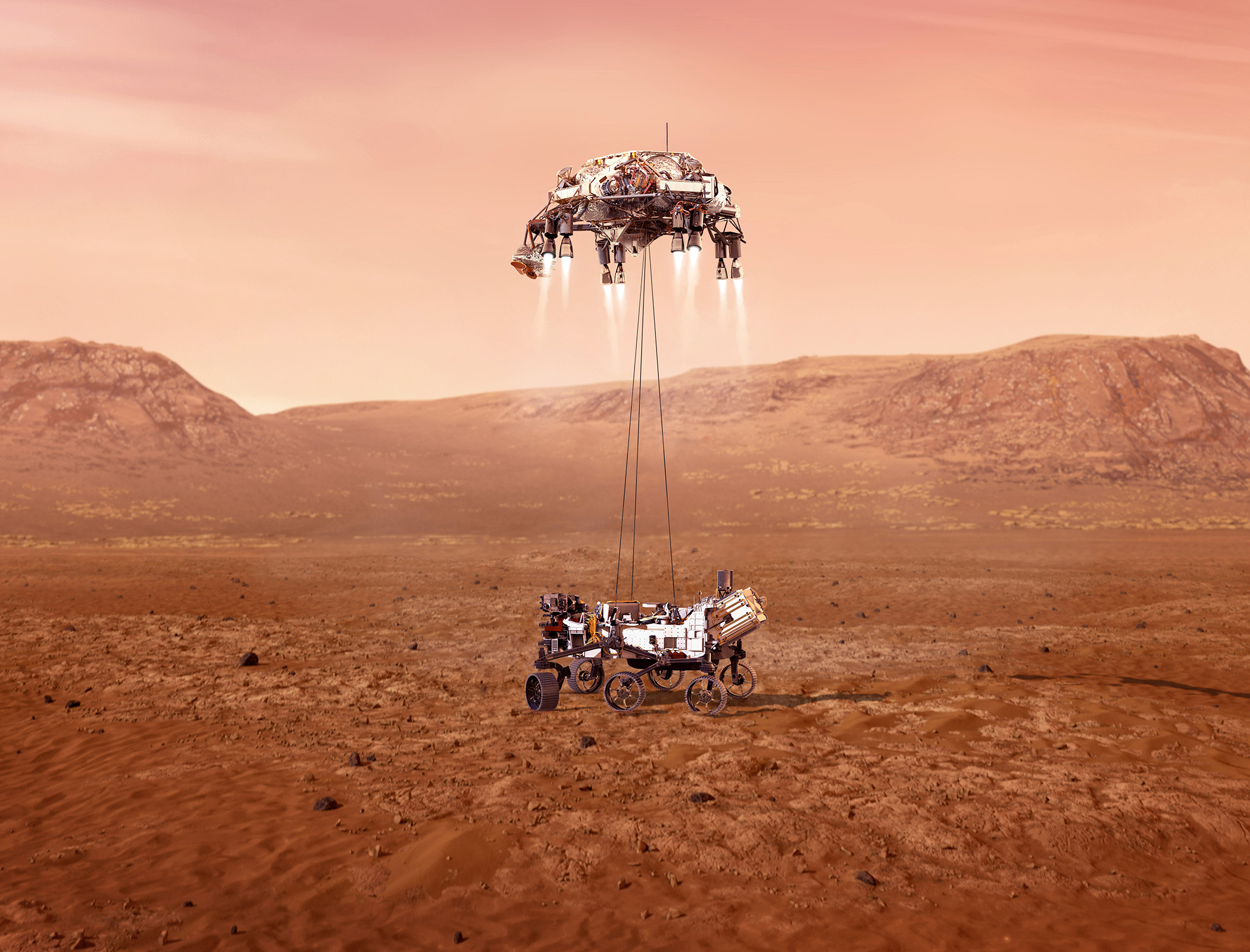 Nasa rover collects Martian rock samples eroded by water for return to Earth
