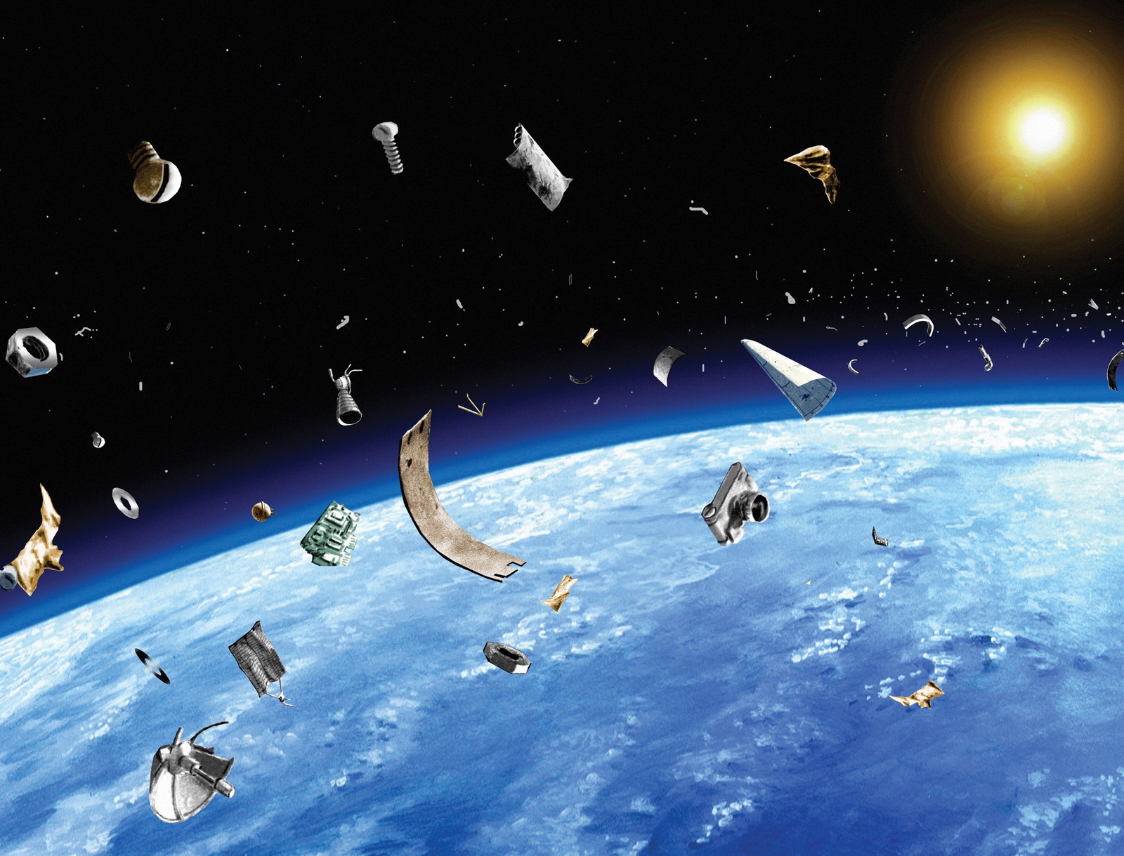 Japanese spacecraft gets up close with bus-sized piece of floating space junk