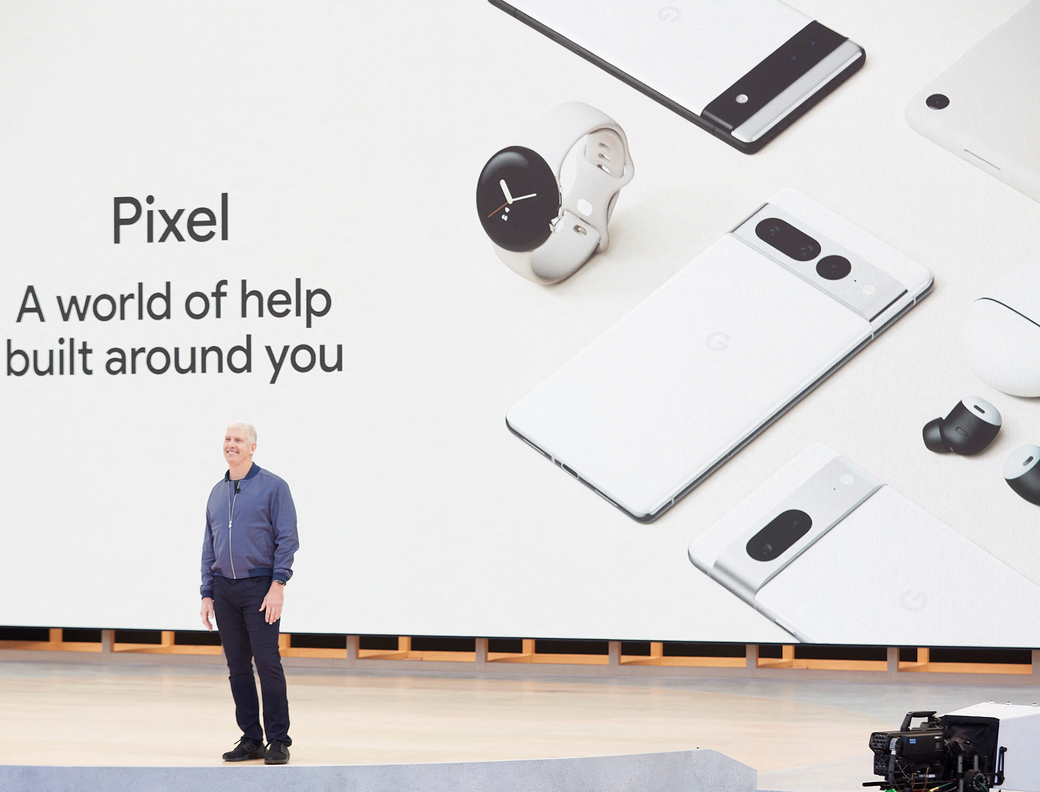Google unveils its first smartwatch, alongside flagship smartphone updates