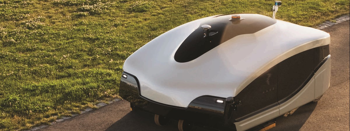 The measure of: Trombia Free autonomous electric street sweeper