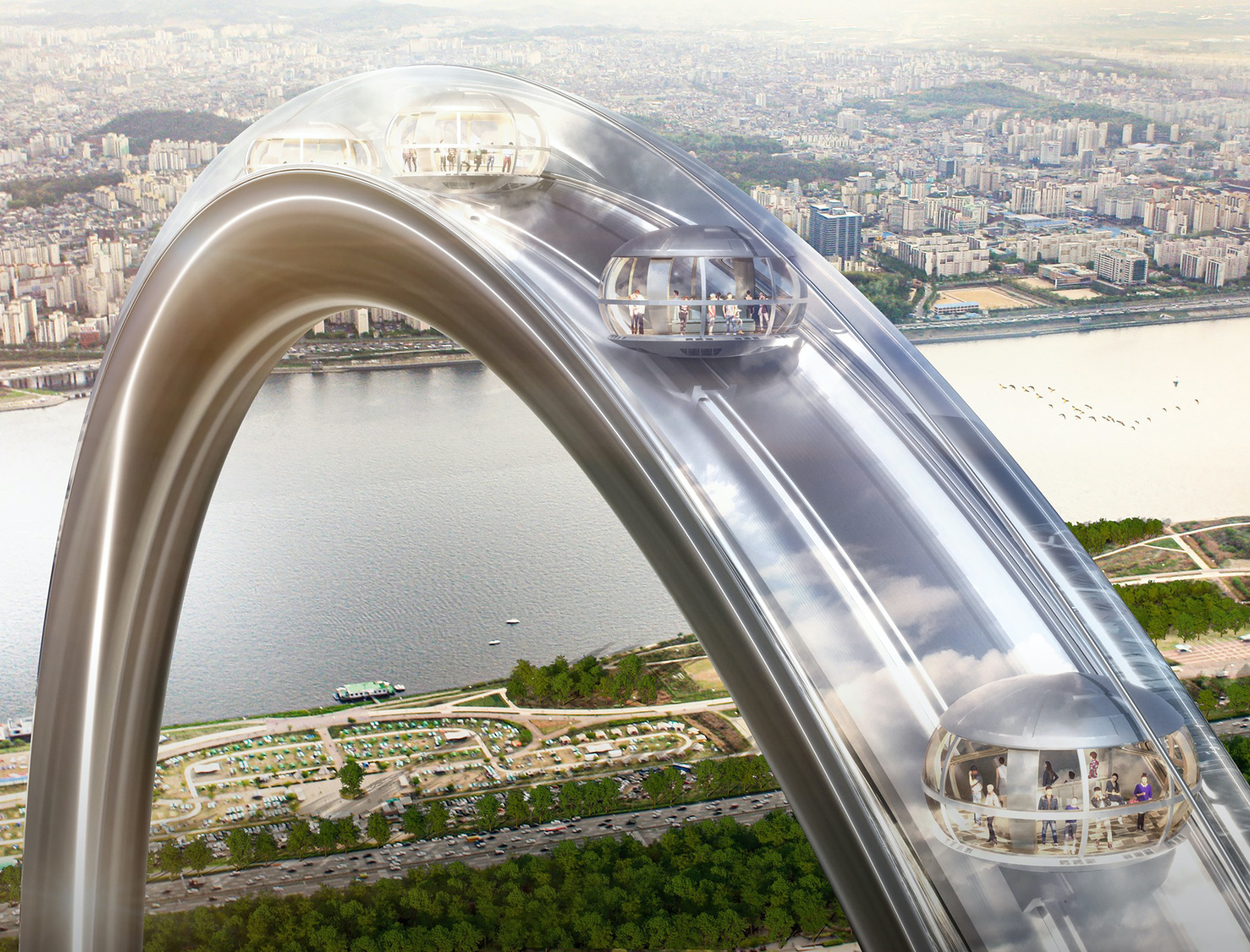 The measure of: Seoul Ring Ferris wheel