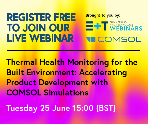 Thermal Health Monitoring for the Built Environment: Accelerating Product Development with COMSOL Simulations