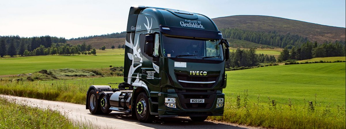 Glenfiddich uses own whisky waste to fuel trucks