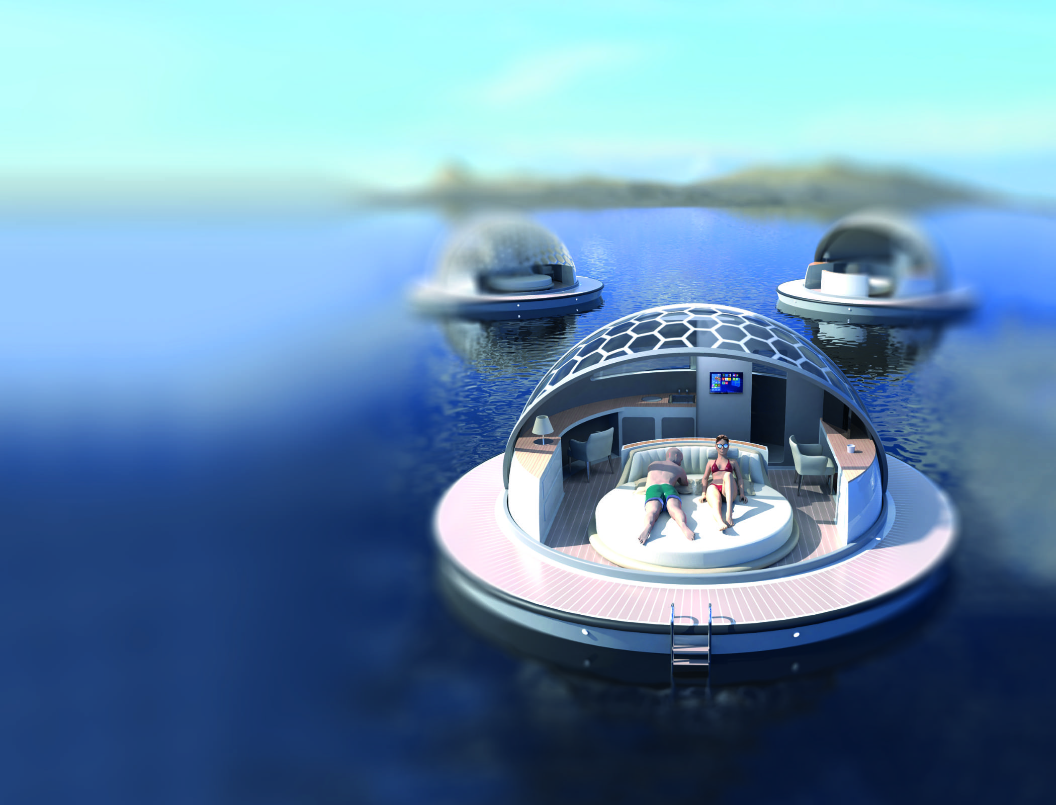 The measure of: Pearlsuite floating holiday home