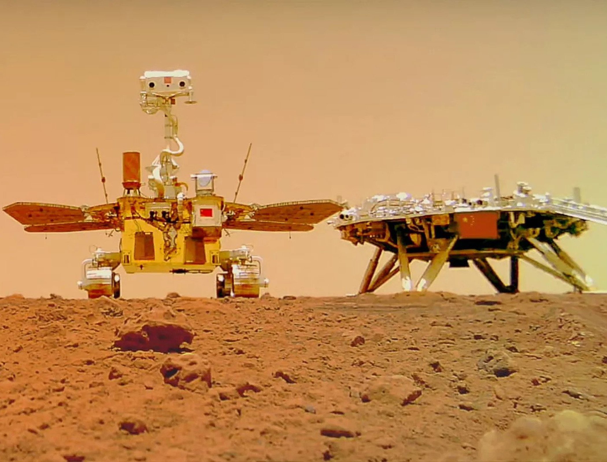 Martian subsurface mapped in detail by Chinese rover