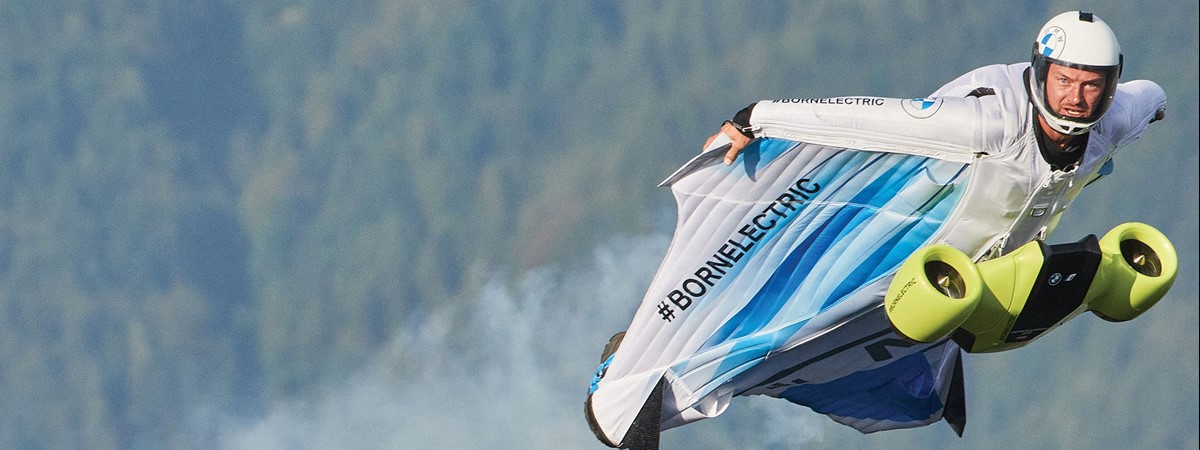 The electric wingsuits and jetpacks bringing bird-like abilities to humankind