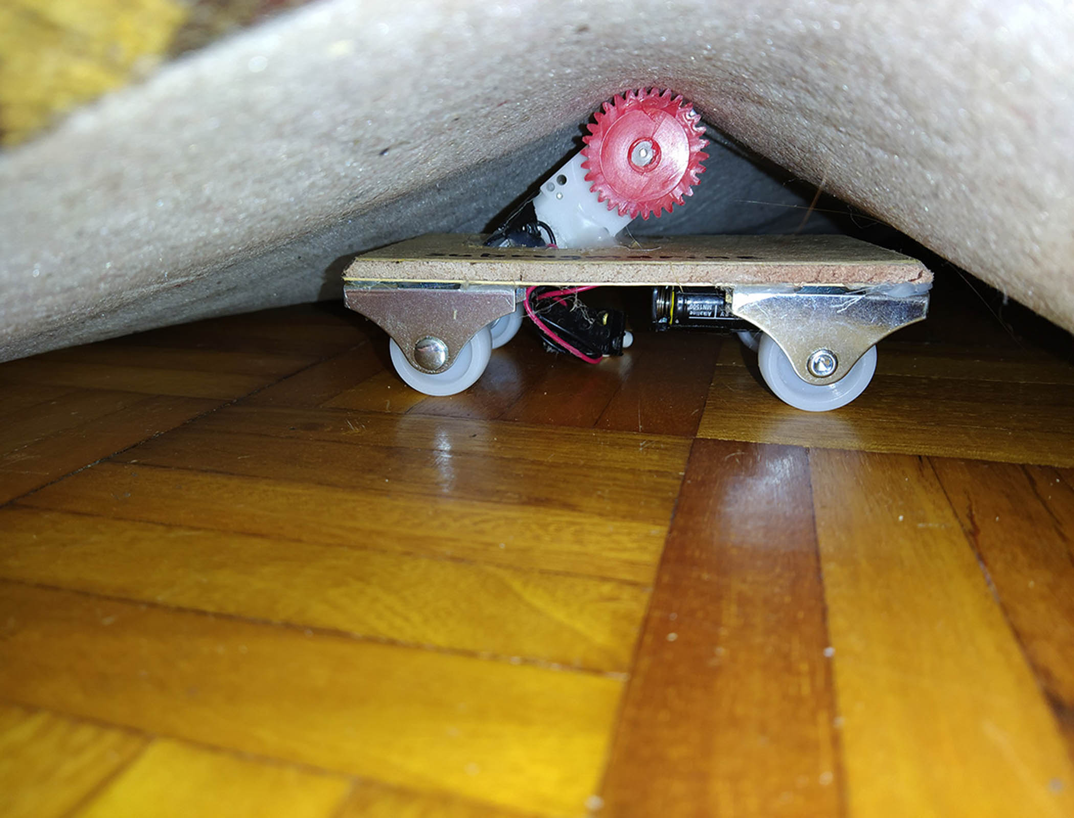 Summer STEM Challenge: Driving and sweeping under the carpet