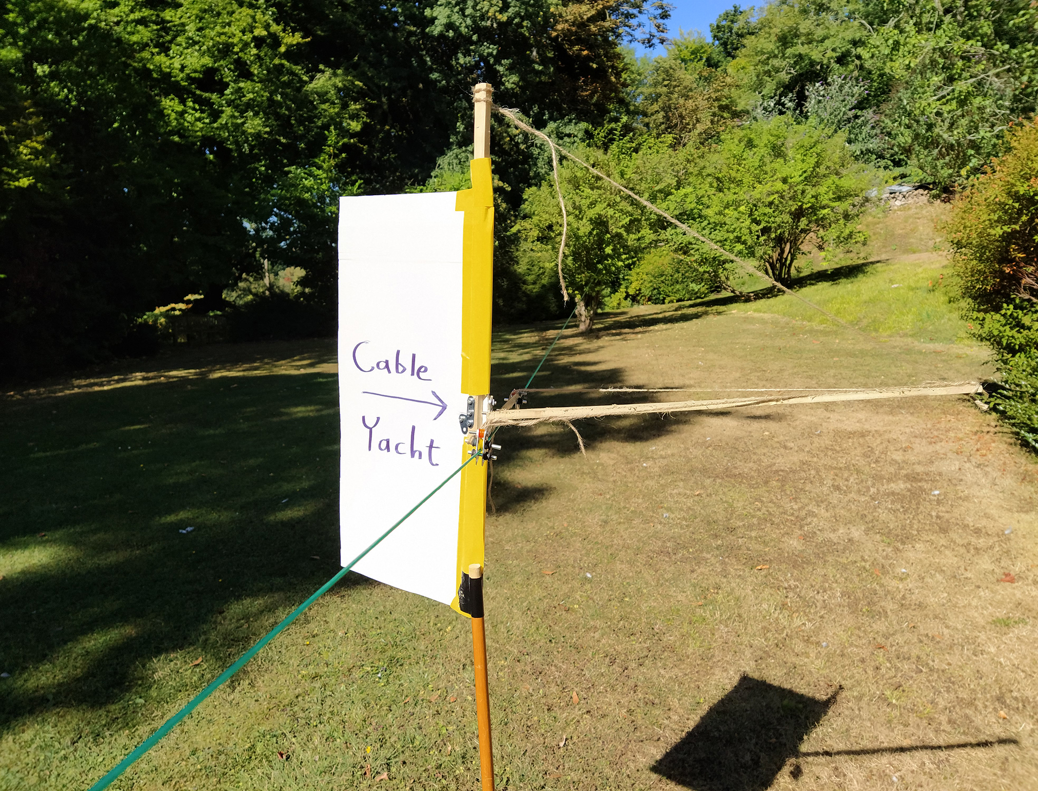 Summer STEM Challenge: Sailing down a wire in the air