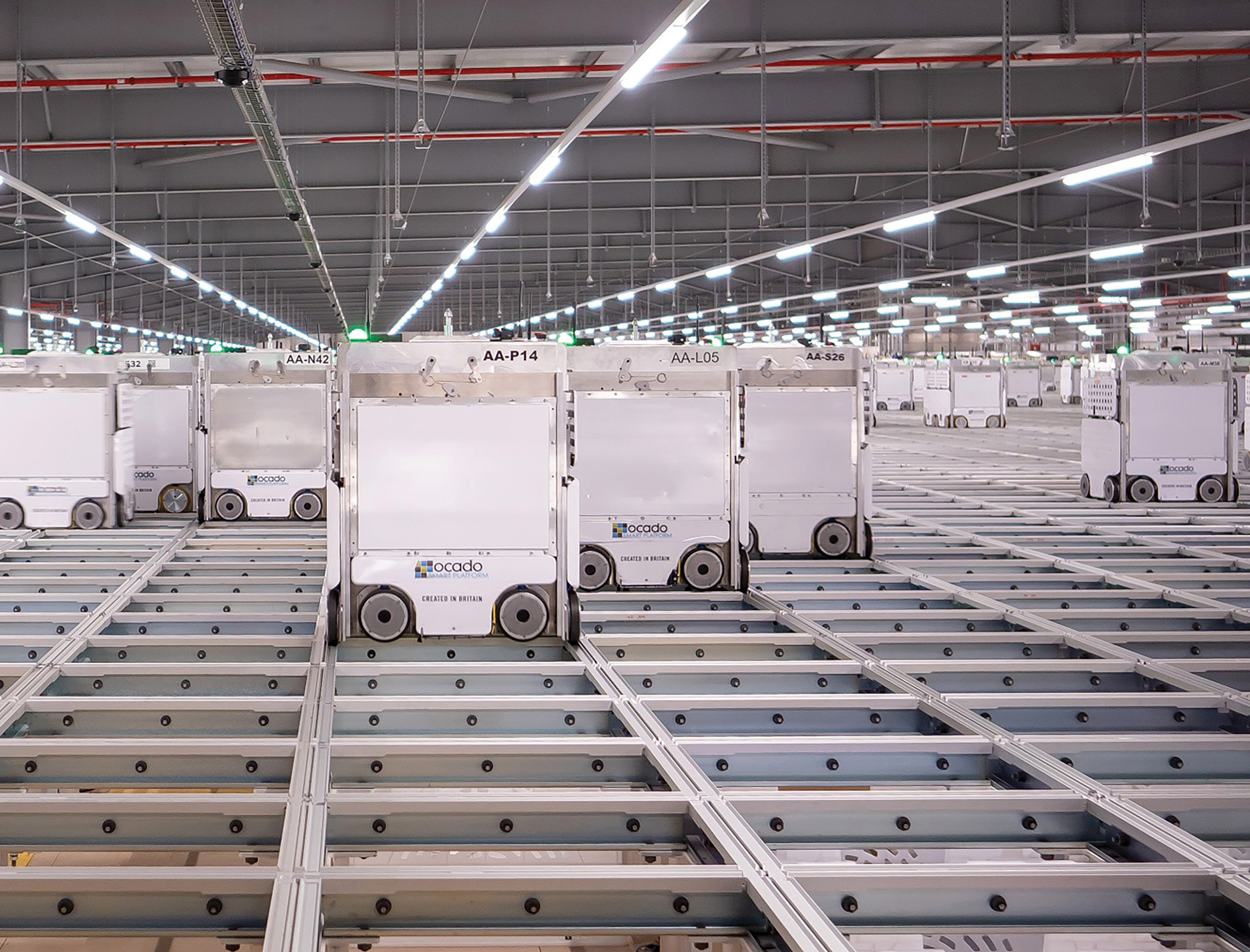 Robotic Hive technology behind online grocery boom