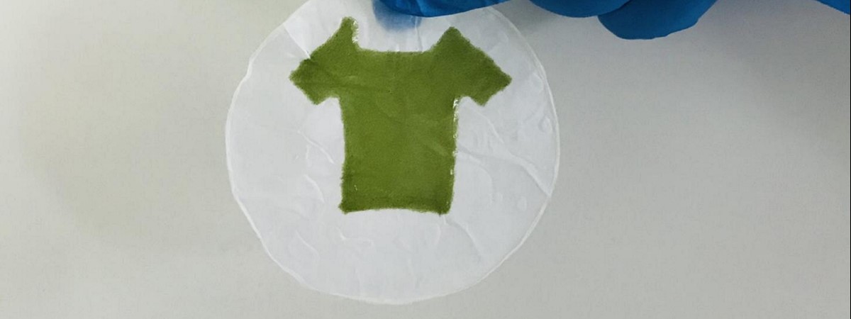 Algae printed into tough material with plant-like properties