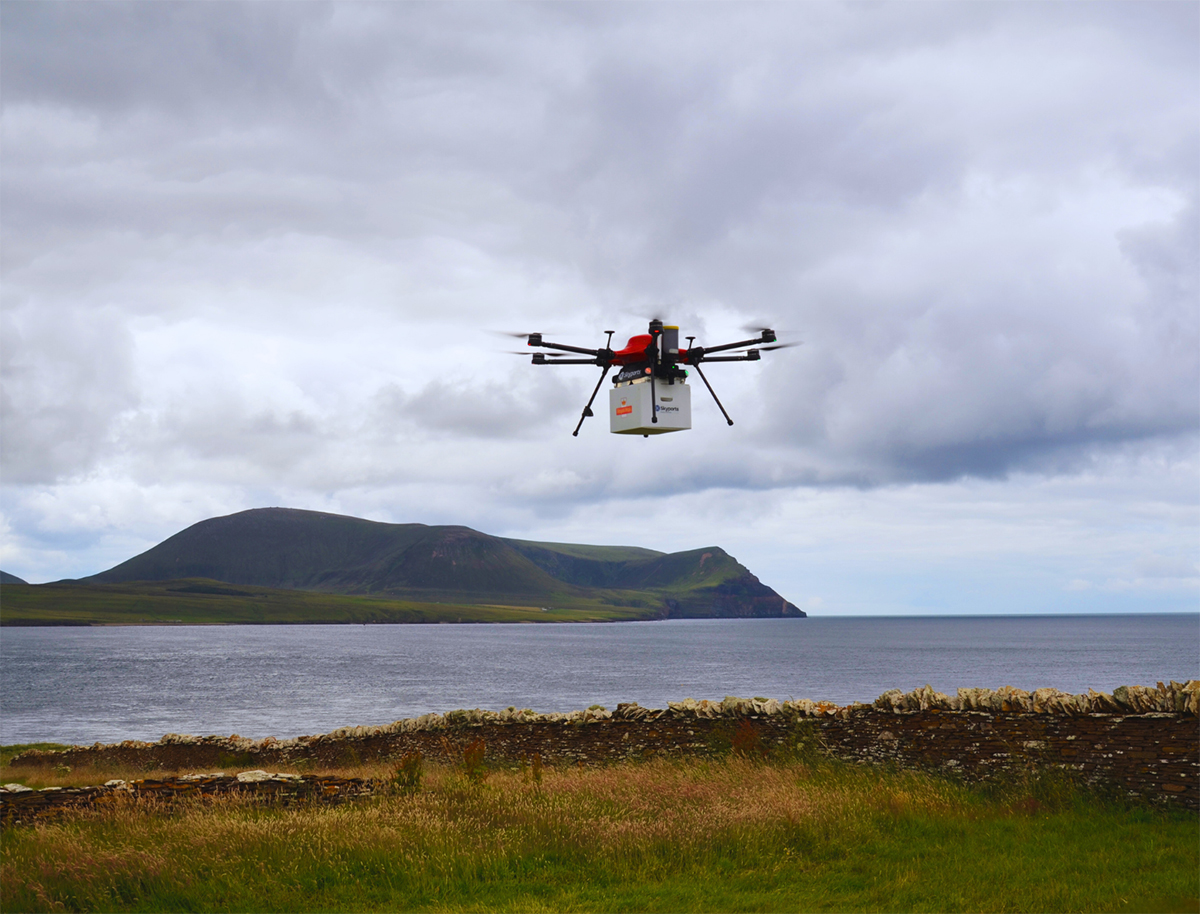 Royal Mail launches drone delivery service for remote Orkney residents