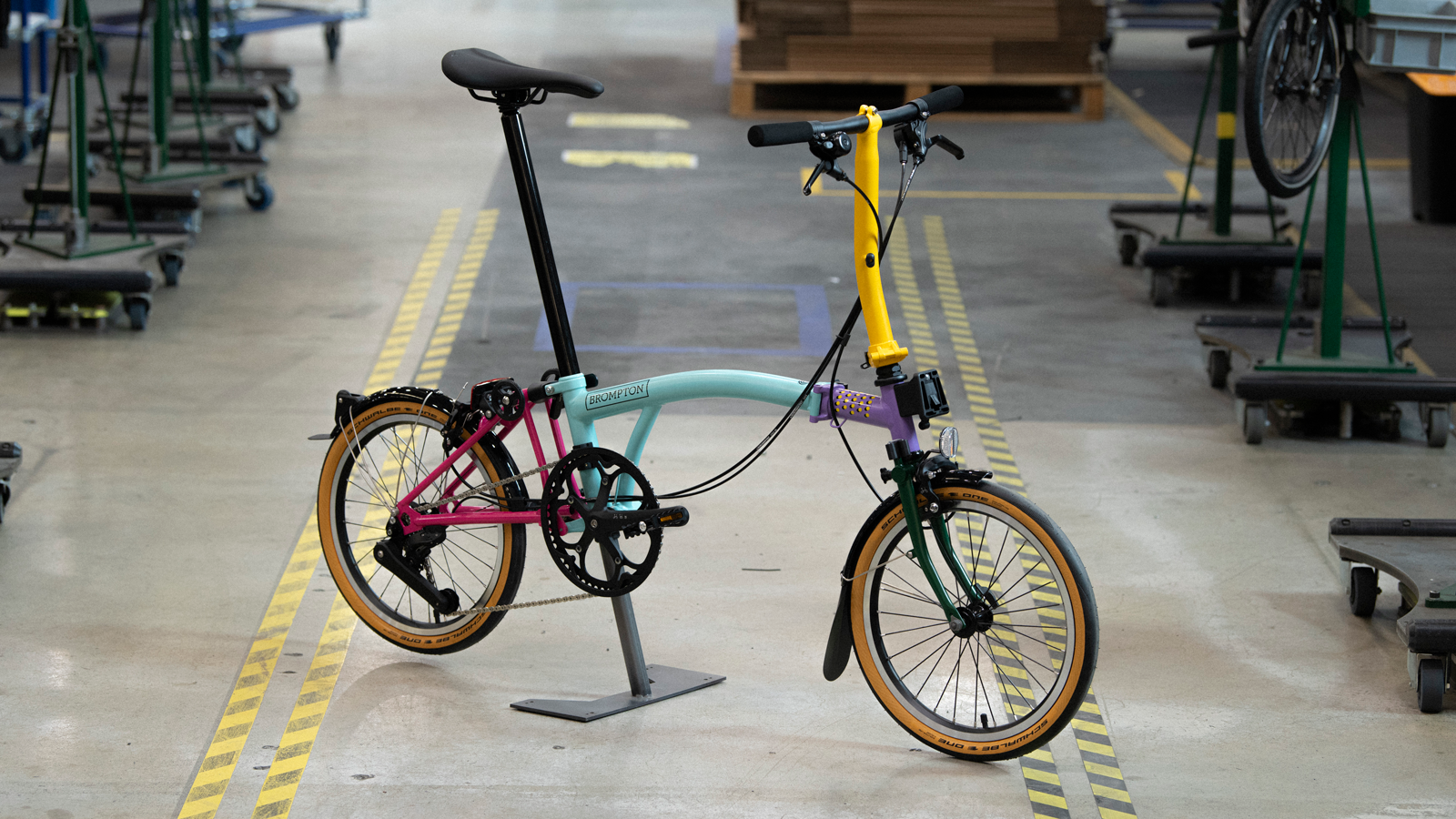 Brompton’s new folding bike features wheel rims made from 100% post-consumer aluminium scrap