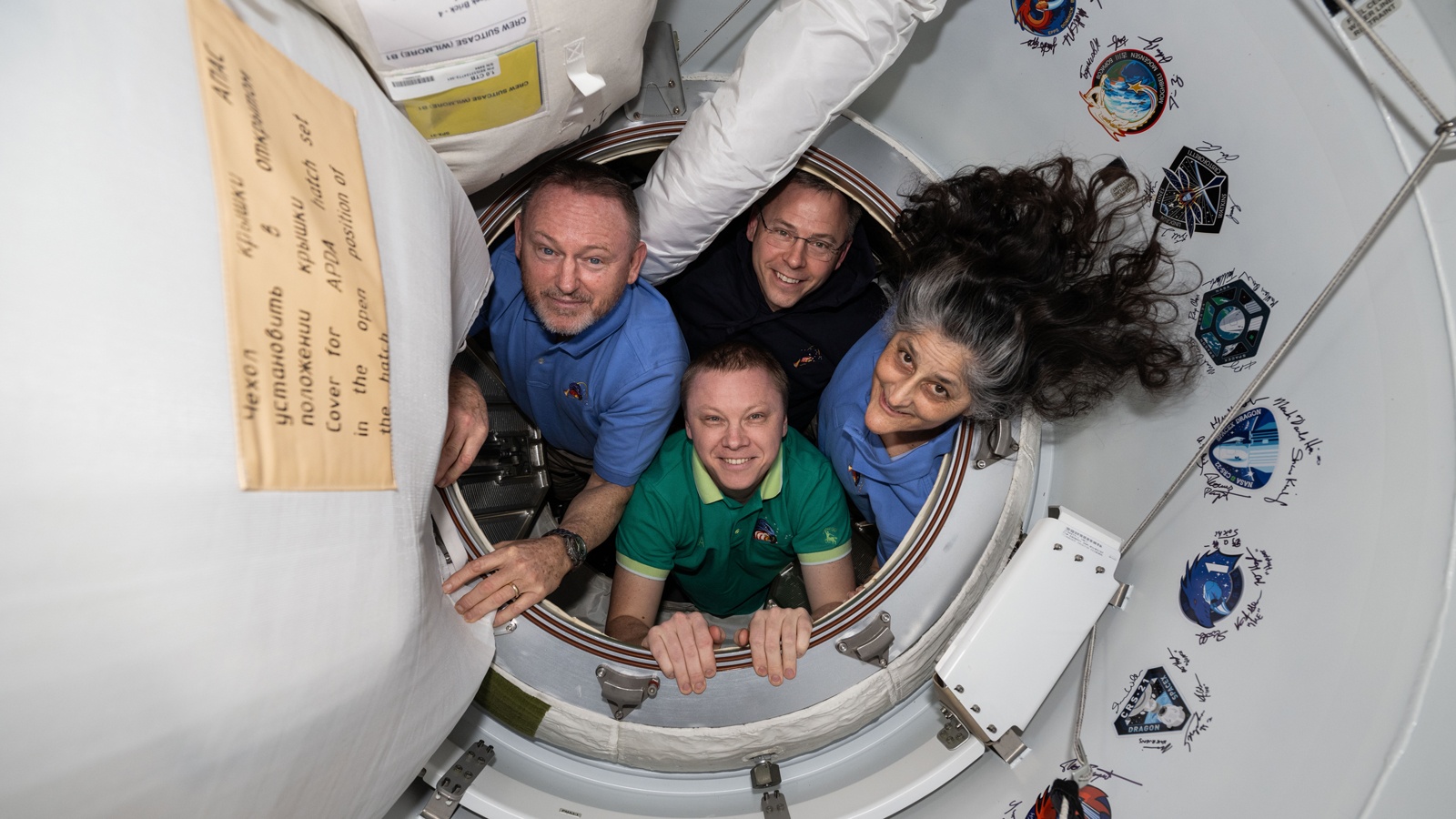 Astronauts stranded on the ISS for nine months are finally set to return
