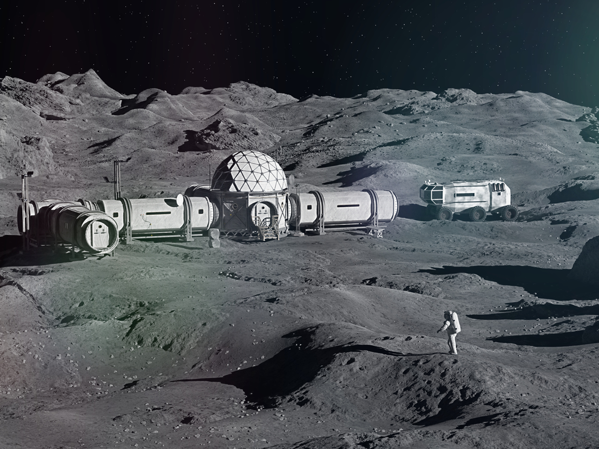 Moon base astronauts could use 3D printers to convert lunar dust into equipment