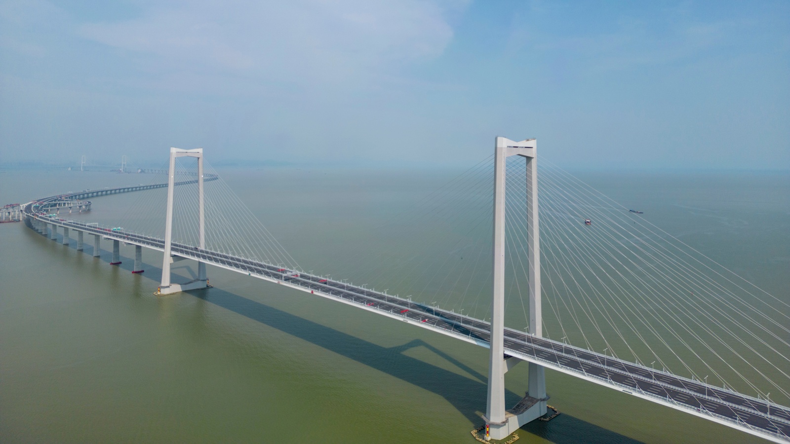 China opens 50km-long Shenzhen-Zhongshan Link bridge-tunnel system