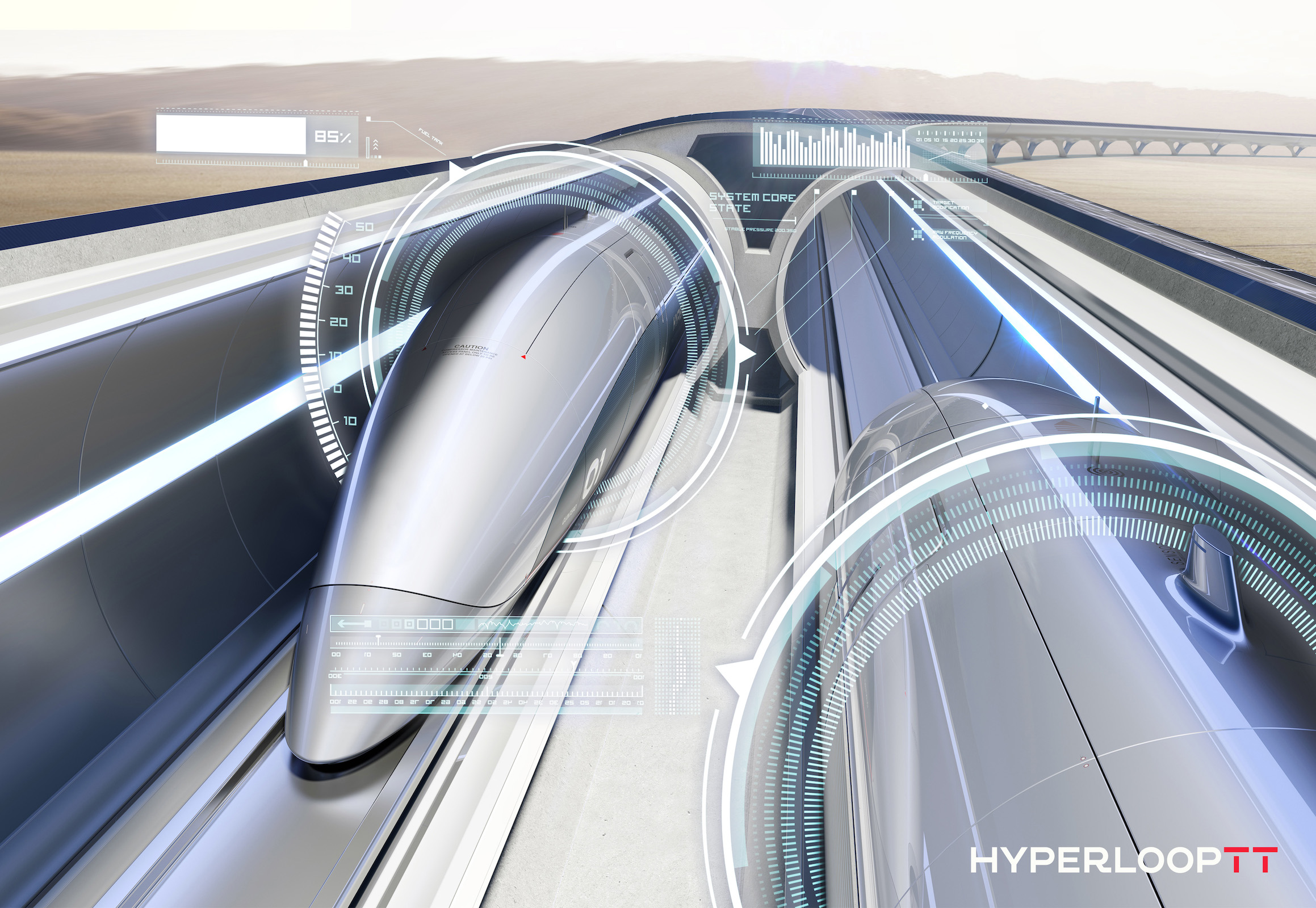 Digital rail signalling tested for hyperloop