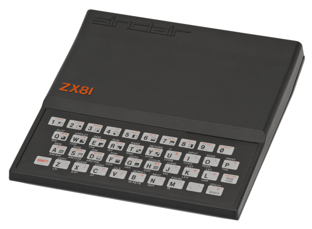 The Sinclair ZX81. Wikimedia Commons