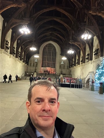 Graham Herries in Westminster Hall