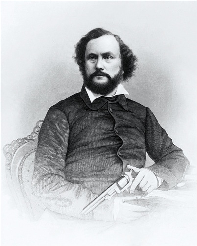 Sketch of a sitting man