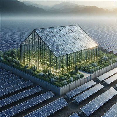 AI image of a Greenhouse