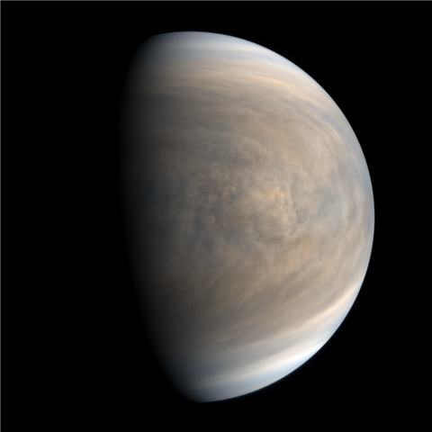 Clouds on the planet Venus