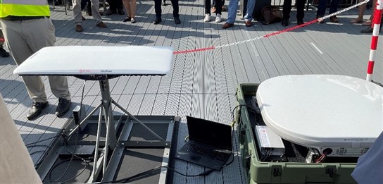 Terrace with Satellite equipment