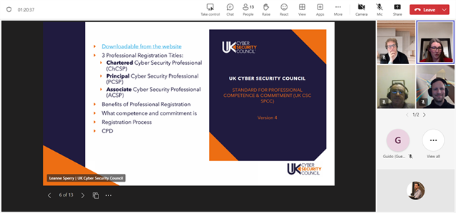  UK cyber security council slide