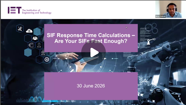 Introduction slide for the 'SIF Response Time Calculations – Are Your SIFs Fast Enough?' presentation