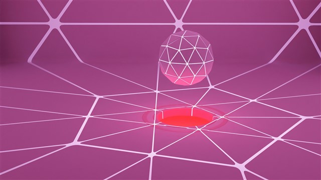 Futuristic geometrical image
