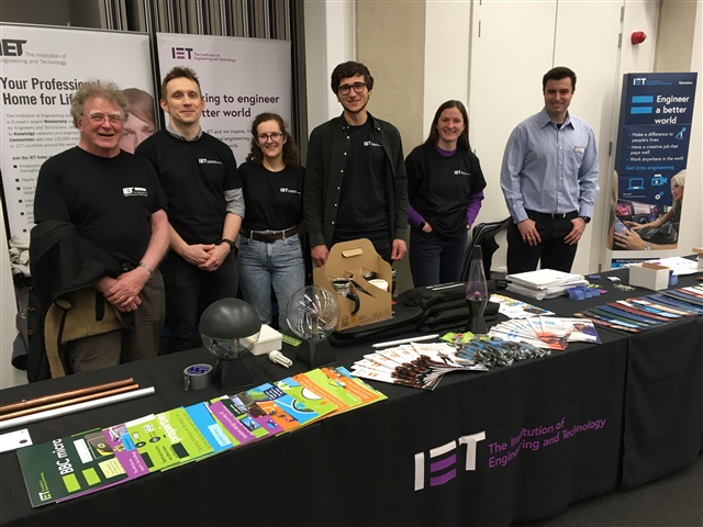 Some of the IET Cambridge Network team at the Cambridge Festival