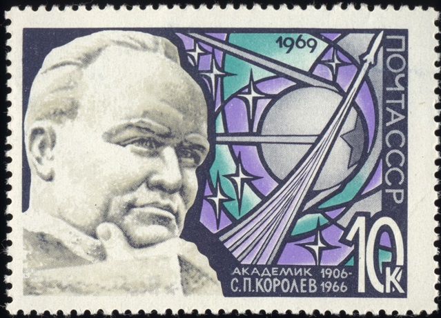 A face on a stamp