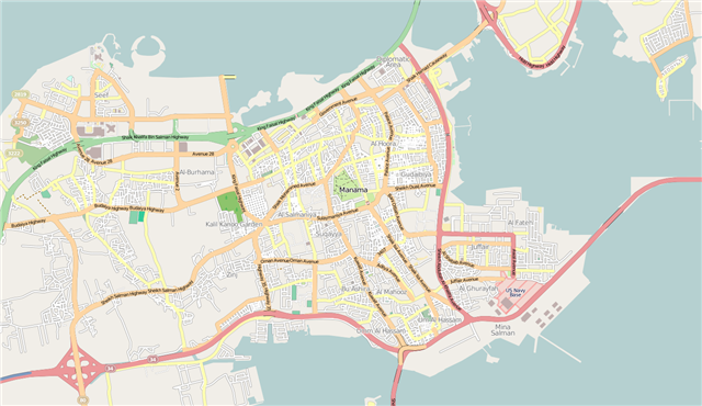 Map of a city