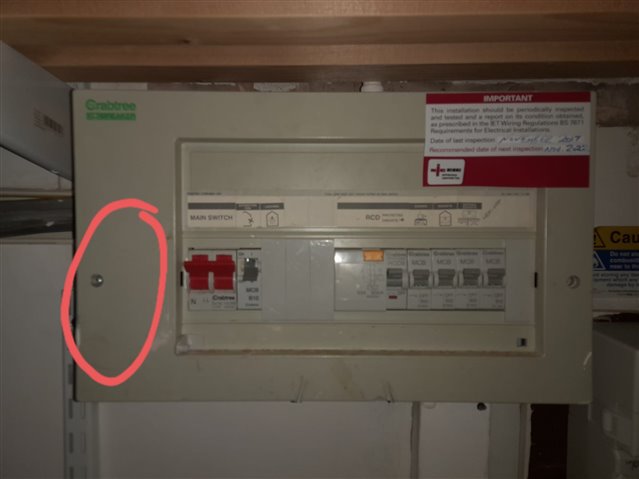"incorrect screw"