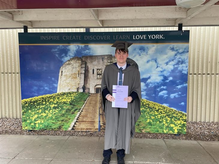  Ben Millar with certificate